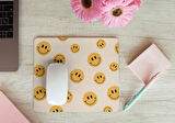 Smile Gülen Yüz Emojili Enerjik Hediyelik Ve Günlük kullanıma Uygun Baskılı Mouse Pad