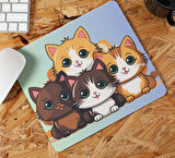 Minik Kedicikler Baskılı Hediyelik Ve Günlük Mouse Pad