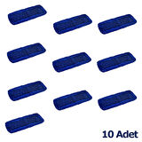 Cod-Ex Orlon Nemli Palet Tablet Toz Toplama Statik Mop - Mavi - 50 Cm. - 10 Adet