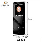 Bluetooth Lu Mp3-mp4 Çalar Ses Kayıt Fm Radyolu Şarjlı Mp4 Player Dahili Hoparlör 8gb Hafızalı
