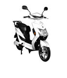 Volta Vsx Elektrikli Beyaz Motosiklet