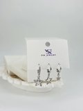 Yıldız Detaylı Üçlü Kombin Küpe - Kp00556