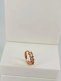 Rose Zirkon Taşlı Uç Kısmı : Pirinç Kıkırdak Bar Uzunluğu : 6 Mm / Bar Kalınlığı 0.8 Mm / Top Boyu 3