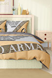Marka Nevresim Takımı Çift Kişilik Pamuklu Saten Kumaş 6 Parça 3D Dijital Baskı Duvet Cover Set