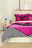 Marka Nevresim Takımı Çift Kişilik Pamuklu Saten Kumaş 6 Parça 3D Dijital Baskı Duvet Cover Set