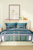 Marka Nevresim Takımı Çift Kişilik Pamuklu Saten Kumaş 6 Parça 3D Dijital Baskı Duvet Cover Set