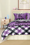 Marka Nevresim Takımı Çift Kişilik Pamuklu Saten Kumaş 6 Parça 3D Dijital Baskı Duvet Cover Set