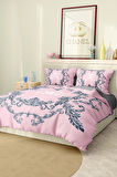 Marka Nevresim Takımı Çift Kişilik Pamuklu Saten Kumaş 6 Parça 3D Dijital Baskı Duvet Cover Set