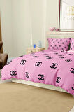 Marka Nevresim Takımı Çift Kişilik Pamuklu Saten Kumaş 6 Parça 3D Dijital Baskı Duvet Cover Set