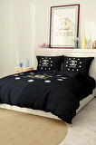 Marka Nevresim Takımı Çift Kişilik Pamuklu Saten Kumaş 6 Parça 3D Dijital Baskı Duvet Cover Set