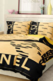 Marka Nevresim Takımı Çift Kişilik Pamuklu Saten Kumaş 6 Parça 3D Dijital Baskı Duvet Cover Set