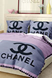 Marka Nevresim Takımı Çift Kişilik Pamuklu Saten Kumaş 6 Parça 3D Dijital Baskı Duvet Cover Set