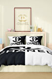 Marka Nevresim Takımı Çift Kişilik Pamuklu Saten Kumaş 6 Parça 3D Dijital Baskı Duvet Cover Set