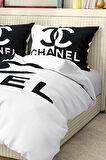 Marka Nevresim Takımı Çift Kişilik Pamuklu Saten Kumaş 6 Parça 3D Dijital Baskı Duvet Cover Set
