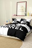 Marka Nevresim Takımı Çift Kişilik Pamuklu Saten Kumaş 6 Parça 3D Dijital Baskı Duvet Cover Set