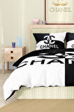 Marka Nevresim Takımı Çift Kişilik Pamuklu Saten Kumaş 6 Parça 3D Dijital Baskı Duvet Cover Set