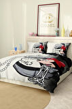 Marka Nevresim Takımı Çift Kişilik Pamuklu Saten Kumaş 6 Parça 3D Dijital Baskı Duvet Cover Set