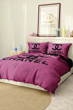 Marka Nevresim Takımı Çift Kişilik Pamuklu Saten Kumaş 6 Parça 3D Dijital Baskı Duvet Cover Set