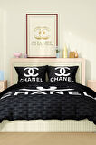 Marka Nevresim Takımı Çift Kişilik Pamuklu Saten Kumaş 6 Parça 3D Dijital Baskı Duvet Cover Set
