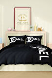 Marka Nevresim Takımı Çift Kişilik Pamuklu Saten Kumaş 6 Parça 3D Dijital Baskı Duvet Cover Set