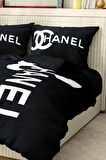 Marka Nevresim Takımı Çift Kişilik Pamuklu Saten Kumaş 6 Parça 3D Dijital Baskı Duvet Cover Set