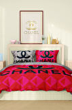 Marka Nevresim Takımı Çift Kişilik Pamuklu Saten Kumaş 6 Parça 3D Dijital Baskı Duvet Cover Set