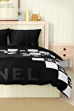 Marka Nevresim Takımı Çift Kişilik Pamuklu Saten Kumaş 6 Parça 3D Dijital Baskı Duvet Cover Set