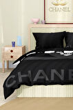 Marka Nevresim Takımı Çift Kişilik Pamuklu Saten Kumaş 6 Parça 3D Dijital Baskı Duvet Cover Set