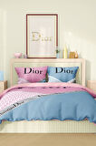 Marka Nevresim Takımı Çift Kişilik Pamuklu Saten Kumaş 6 Parça 3D Dijital Baskı Duvet Cover Set