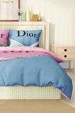 Marka Nevresim Takımı Çift Kişilik Pamuklu Saten Kumaş 6 Parça 3D Dijital Baskı Duvet Cover Set