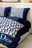 Marka Nevresim Takımı Çift Kişilik Pamuklu Saten Kumaş 6 Parça 3D Dijital Baskı Duvet Cover Set