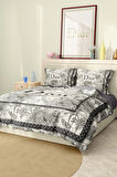 Marka Nevresim Takımı Çift Kişilik Pamuklu Saten Kumaş 6 Parça 3D Dijital Baskı Duvet Cover Set