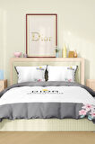 Marka Nevresim Takımı Çift Kişilik Pamuklu Saten Kumaş 6 Parça 3D Dijital Baskı Duvet Cover Set