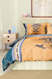 Marka Nevresim Takımı Çift Kişilik Pamuklu Saten Kumaş 6 Parça 3D Dijital Baskı Duvet Cover Set