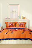 Marka Nevresim Takımı Çift Kişilik Pamuklu Saten Kumaş 6 Parça 3D Dijital Baskı Duvet Cover Set