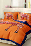 Marka Nevresim Takımı Çift Kişilik Pamuklu Saten Kumaş 6 Parça 3D Dijital Baskı Duvet Cover Set