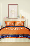 Marka Nevresim Takımı Çift Kişilik Pamuklu Saten Kumaş 6 Parça 3D Dijital Baskı Duvet Cover Set