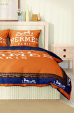 Marka Nevresim Takımı Çift Kişilik Pamuklu Saten Kumaş 6 Parça 3D Dijital Baskı Duvet Cover Set