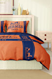 Marka Nevresim Takımı Çift Kişilik Pamuklu Saten Kumaş 6 Parça 3D Dijital Baskı Duvet Cover Set