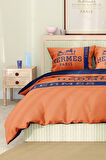Marka Nevresim Takımı Çift Kişilik Pamuklu Saten Kumaş 6 Parça 3D Dijital Baskı Duvet Cover Set