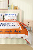 Marka Nevresim Takımı Çift Kişilik Pamuklu Saten Kumaş 6 Parça 3D Dijital Baskı Duvet Cover Set