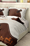Marka Nevresim Takımı Çift Kişilik Pamuklu Saten Kumaş 6 Parça 3D Dijital Baskı Duvet Cover Set