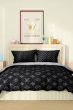 Marka Nevresim Takımı Çift Kişilik Pamuklu Saten Kumaş 6 Parça 3D Dijital Baskı Duvet Cover Set Model No:72