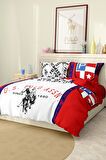 Marka Nevresim Takımı Çift Kişilik Pamuklu Saten Kumaş 6 Parça 3D Dijital Baskı Duvet Cover Set