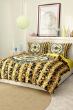 Marka Nevresim Takımı Çift Kişilik Pamuklu Saten Kumaş 6 Parça 3D Dijital Baskı Duvet Cover Set