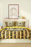 Marka Nevresim Takımı Çift Kişilik Pamuklu Saten Kumaş 6 Parça 3D Dijital Baskı Duvet Cover Set