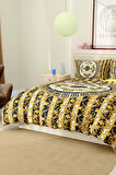 Marka Nevresim Takımı Çift Kişilik Pamuklu Saten Kumaş 6 Parça 3D Dijital Baskı Duvet Cover Set