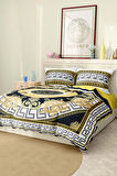 Marka Nevresim Takımı Çift Kişilik Pamuklu Saten Kumaş 6 Parça 3D Dijital Baskı Duvet Cover Set