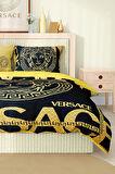 Marka Nevresim Takımı Çift Kişilik Pamuklu Saten Kumaş 6 Parça 3D Dijital Baskı Duvet Cover Set
