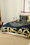Marka Nevresim Takımı Çift Kişilik Pamuklu Saten Kumaş 6 Parça 3D Dijital Baskı Duvet Cover Set